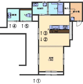 施工後平面図写真
