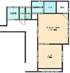 施工前平面図写真