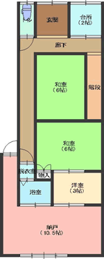 施工前平面図イラスト