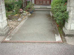 施工前　アプローチ