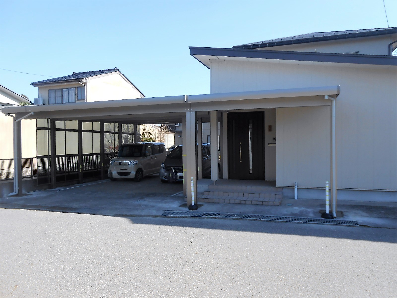 高岡市Y邸折板屋根延長工事